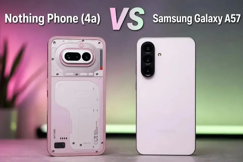 Nothing Phone 4a та Samsung A57 5G: детальне порівняння двох популярних новинок